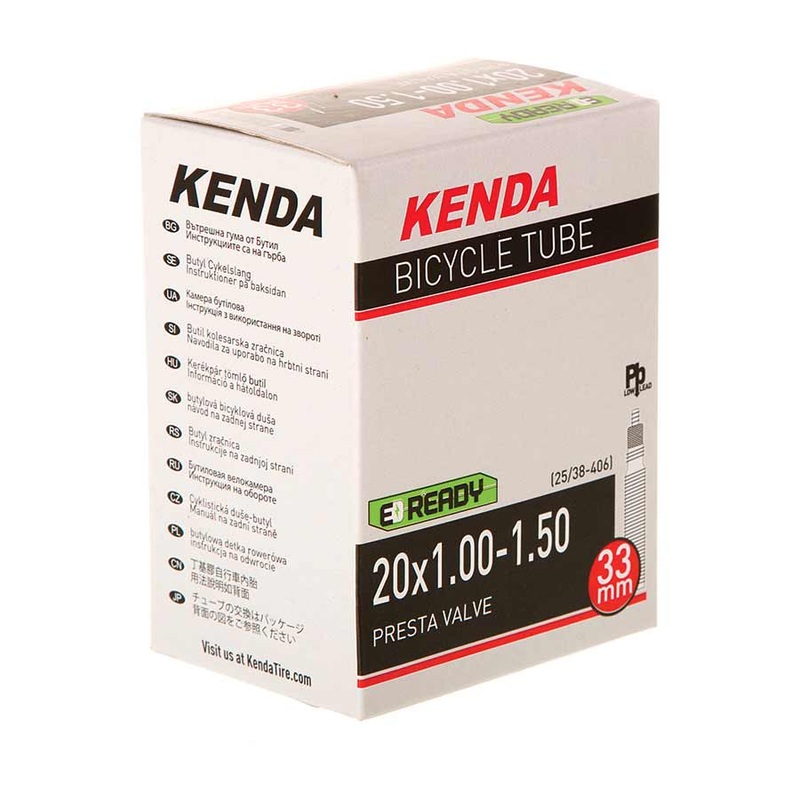 Kenda Butyl Tube 26 x 3.5-4.5″ PV/48mm RVC – Each