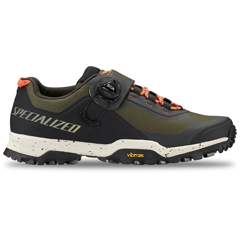 Specialized rime 2.0 shoe dark moss green/limestone/cactus bloom 42.5