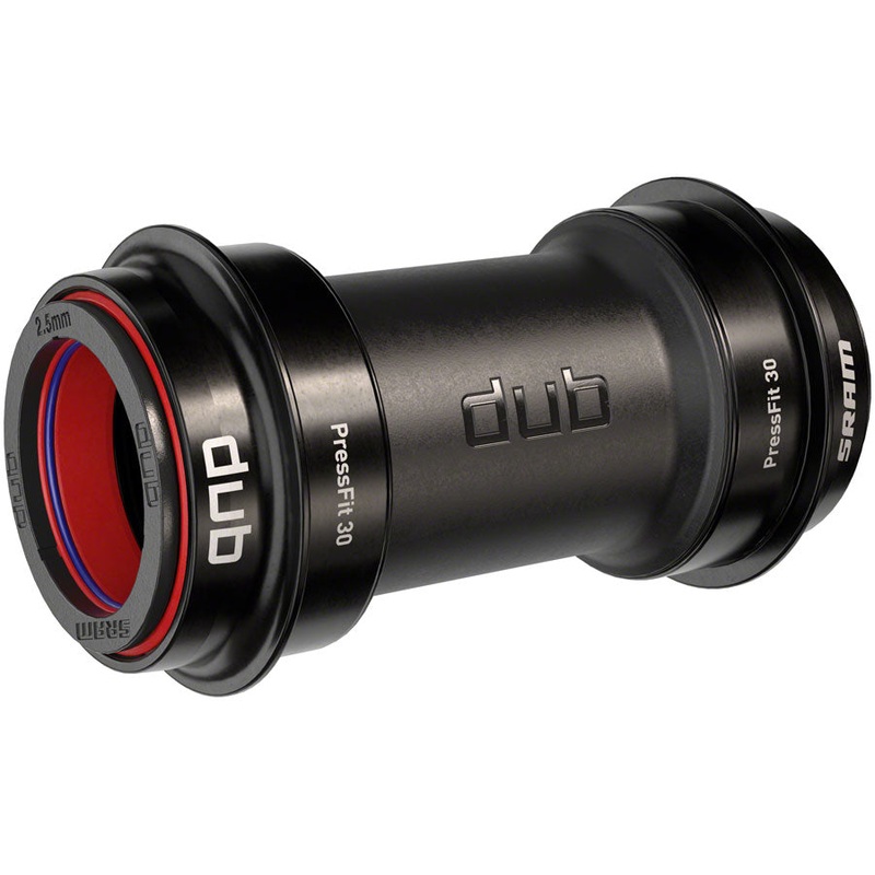SRAM DUB Wide PressFit30 Ceramic Bottom Bracket – PF30 68/73mm, 73 Road-Wide, Black