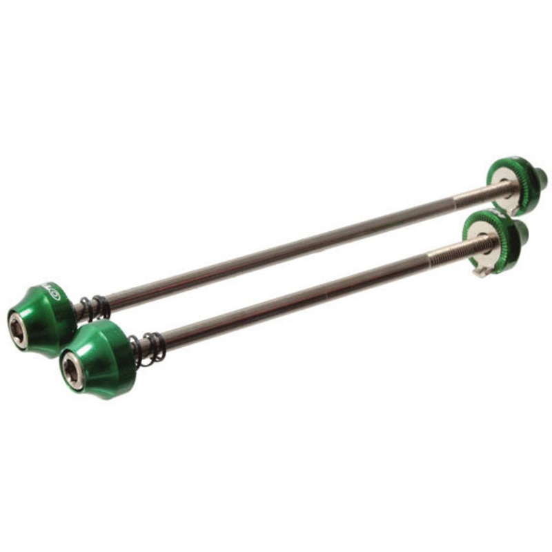 Halo Hex Key Wheel Skewers F/R Green