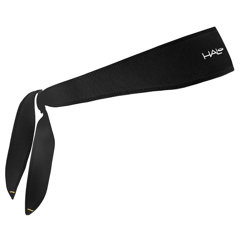 Halo I Tie Headband – Black