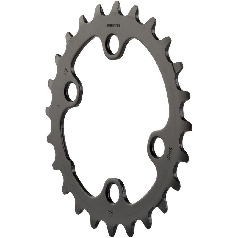 Shimano Deore FC-M6000 Chainring – 24t, 10-Speed, 64mm Asymmetric BCD, for 34-24t Set