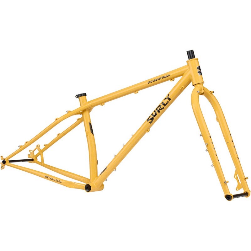 Surly Ice Cream Truck Fat Bike Frameset – 26″ Steel Warm Cheese Small