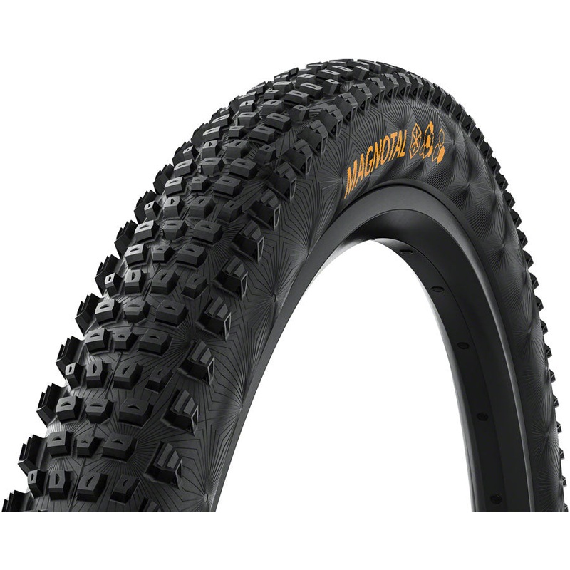 Continental Magnotal Tire – 27.5 x 2.60 Tubeless Folding BLK Soft Trail Casing E25