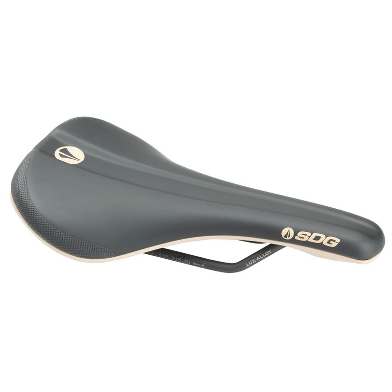 SDG Components Bel-Air V3 Lux-Alloy Saddle 260 x 140mm Unisex 236g Black/Tan