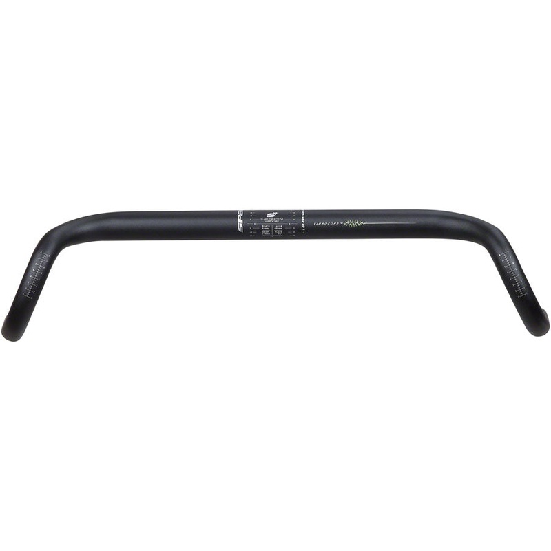 Spank Flare 25 Drop Handlebar – 48cm, 31.8mm, 25deg Flare,  Black