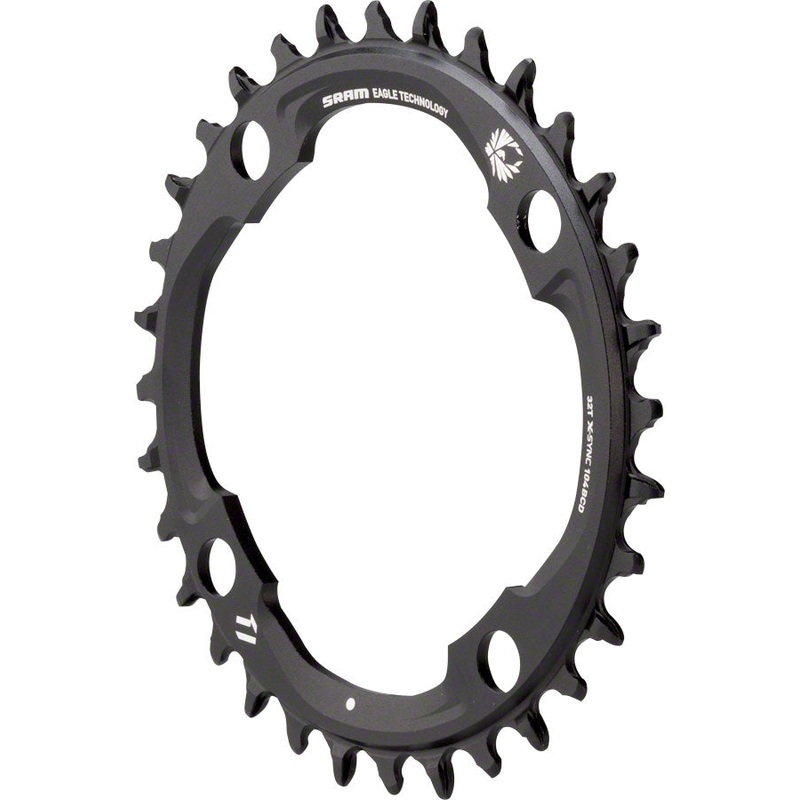 SRAM X-Sync2 Eagle Chainring 30t 94 BCD 4-Bolt 11/12-Speed Aluminum Black