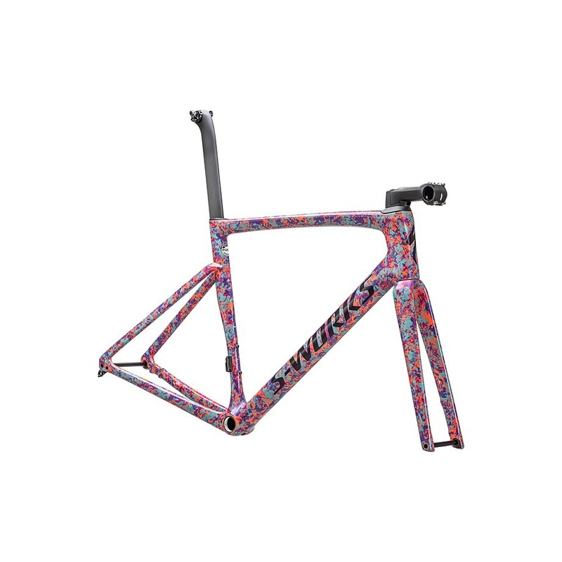 Specialized tarmac sl7 S-Works frmset gloss marbled lagoon blue-purple haze – orichid-blaze/violet purple topcoat/midnight shadow 44