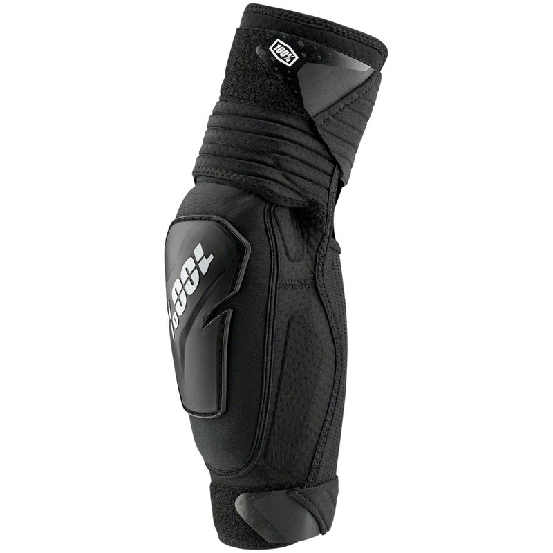 100% Fortis Elbow Guards – Black, Large/X-Large