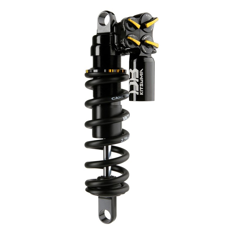 Cane Creek Kitsuma Coil Rear shock 230×62.5 Shaft Eyelet: Standard Body Eyelet: Standard