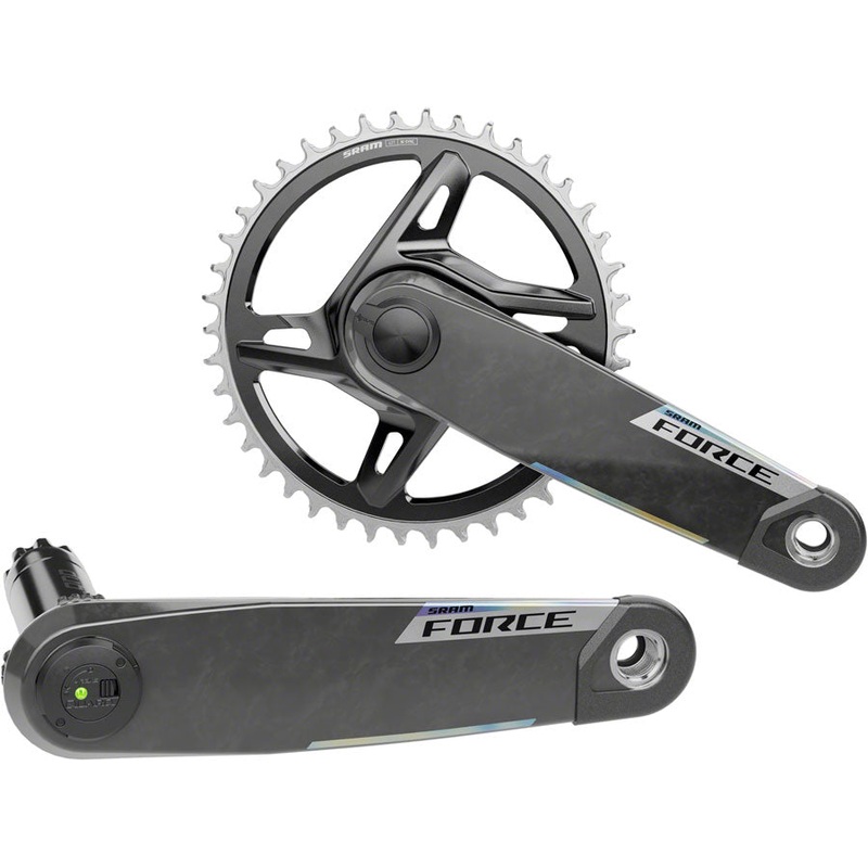 SRAM Force 1x XPLR AXS Power Meter Wide Crankset – 170mm, 12/13-Speed, 42t, 8-Bolt Direct Mount, DUB PM Spindle, Carbon,