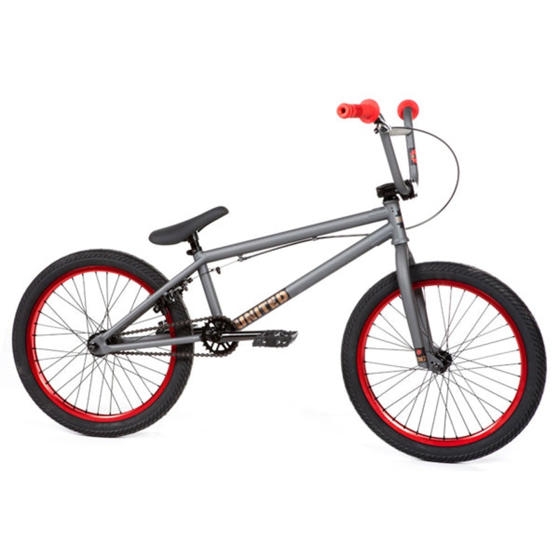 United Recruit RN2 BMX Bike-Gray/Red