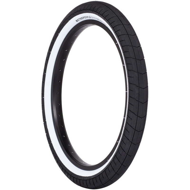 We The People Activate Tire – 20 x 2.35 Clincher Wire Black/White 100psi