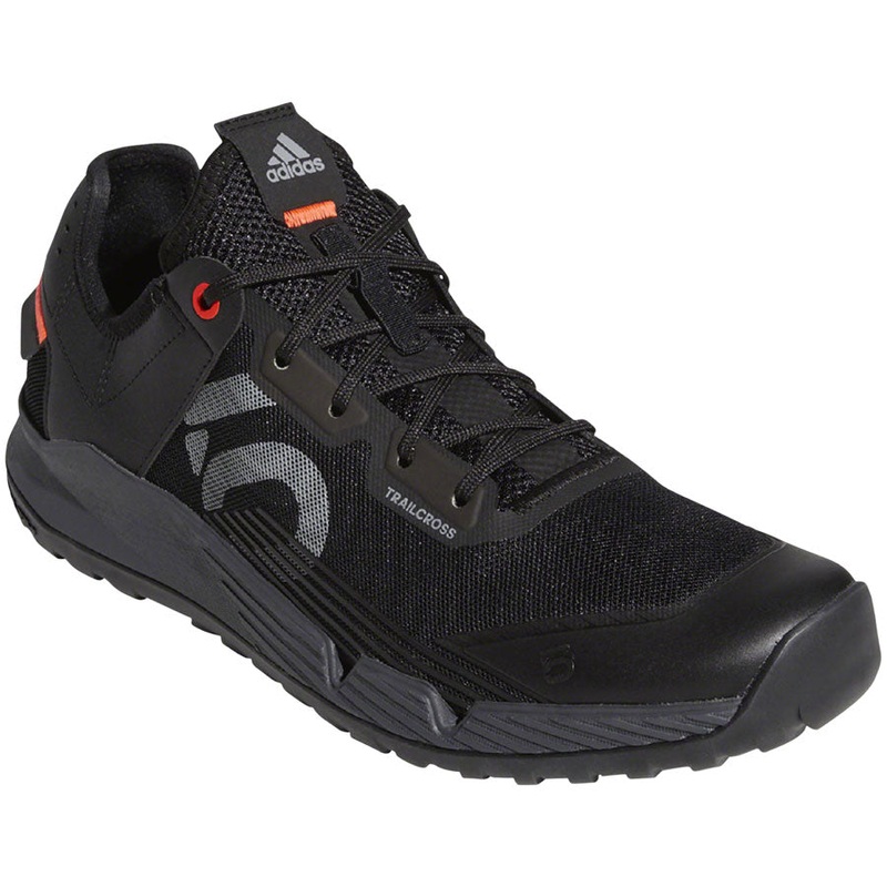 Five Ten Trailcross LT Flat Shoes – Mens Core BLK / Gray Two / Solar Red 8.5