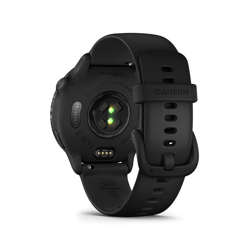 Garmin vivoactive 6 Watch Watch Color: Slate Wristband: Black – Silicone