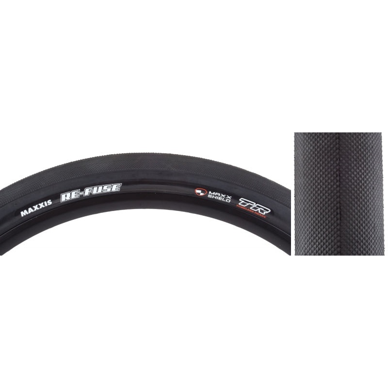 Maxxis Re-Fuse Tire – 27.5 x 2 Tubeless Folding Black Dual MaxxShield