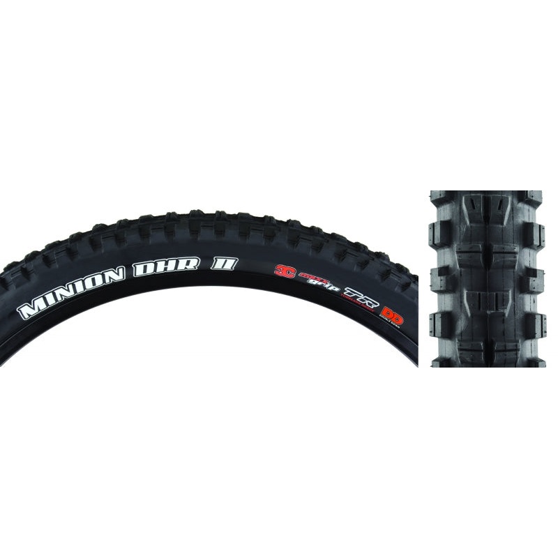 Minion DHR II Tire – 29 x 2.5 Tubeless Folding Black 3C MaxxGrip DD