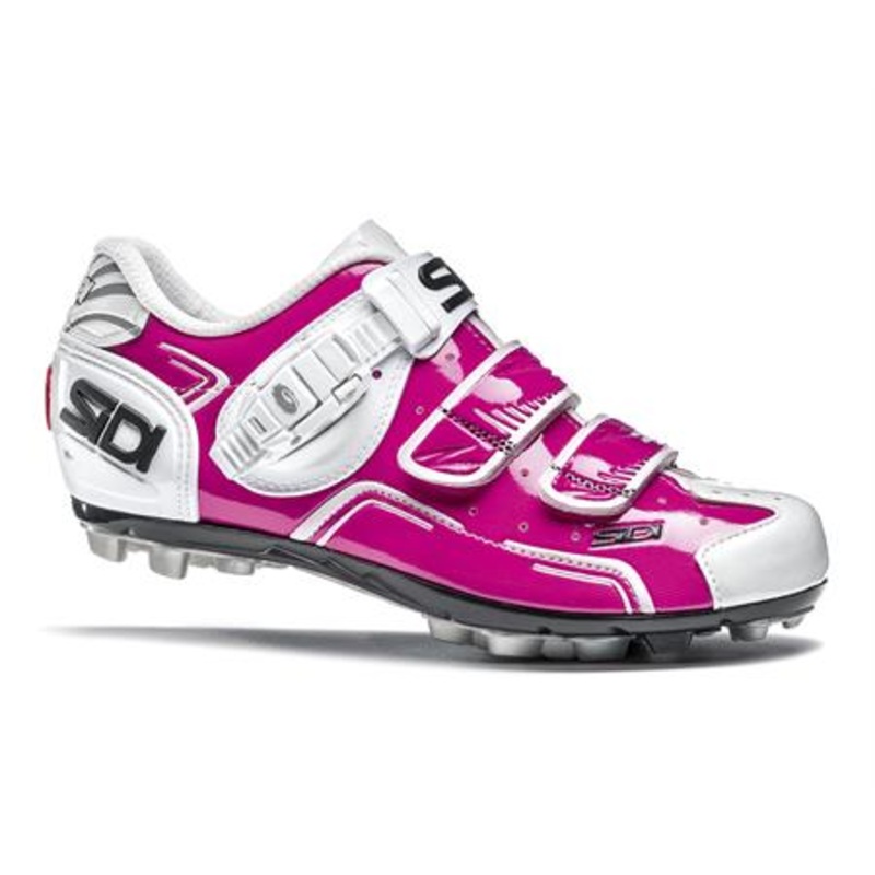 Sidi Buvel Women Clipless Shoe-Fuchsia/White