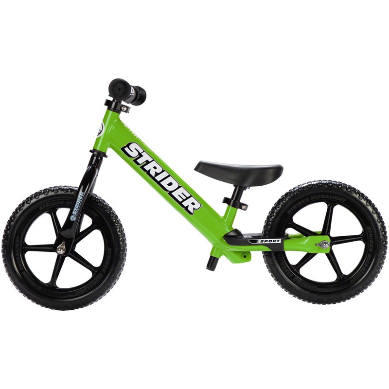 Strider 12 Sport Balance Bike: Green