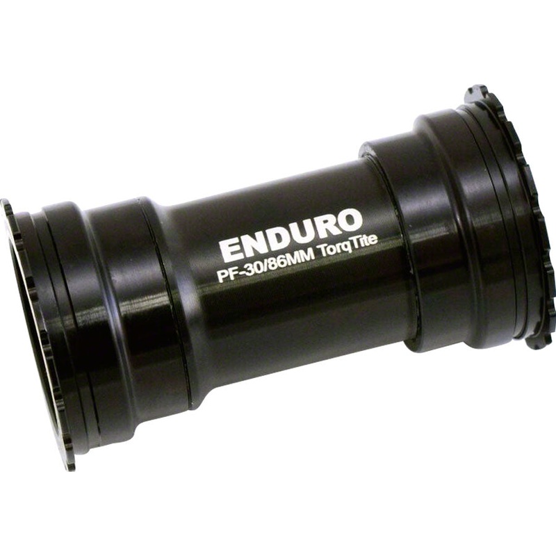 Enduro TorqTite Bottom Bracket 386EVO Angular Contact Stainless Steel Bearing BLK