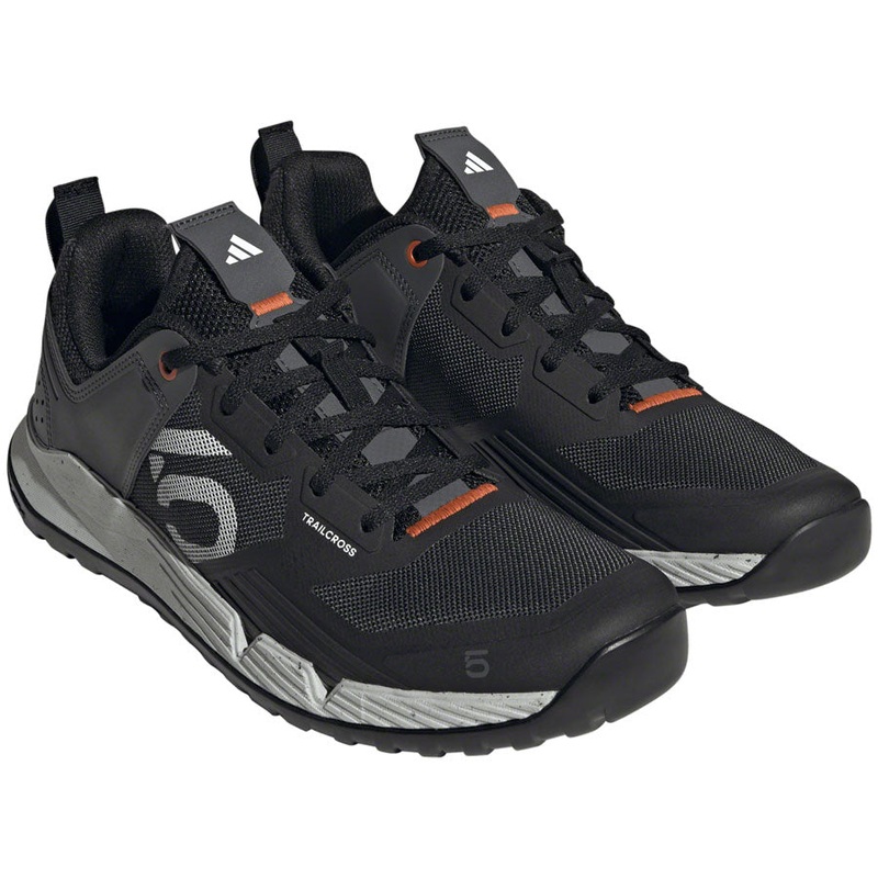 Five Ten Trailcross XT Flat Shoes – Mens Core Black/Ftwr White/Gray Six 8.5