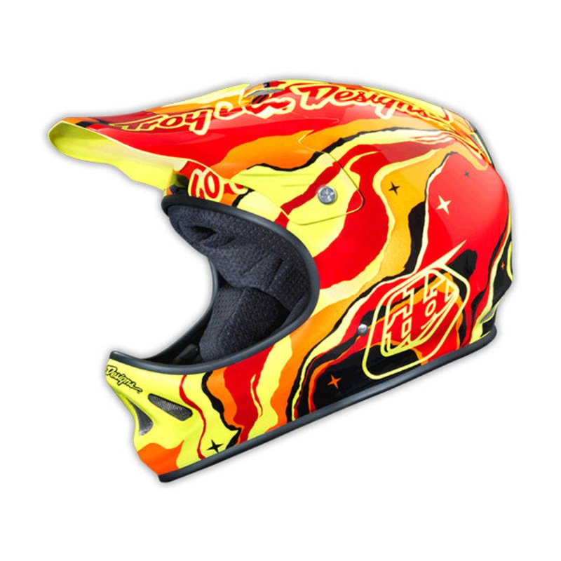 Troy Lee 2015 D2 Helmet-Galaxy Red