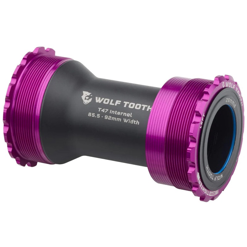 Wolf Tooth Bottom Bracket – T47 Inboard 85.5/92mm For 29mm Spindle Ultraviolet Purple