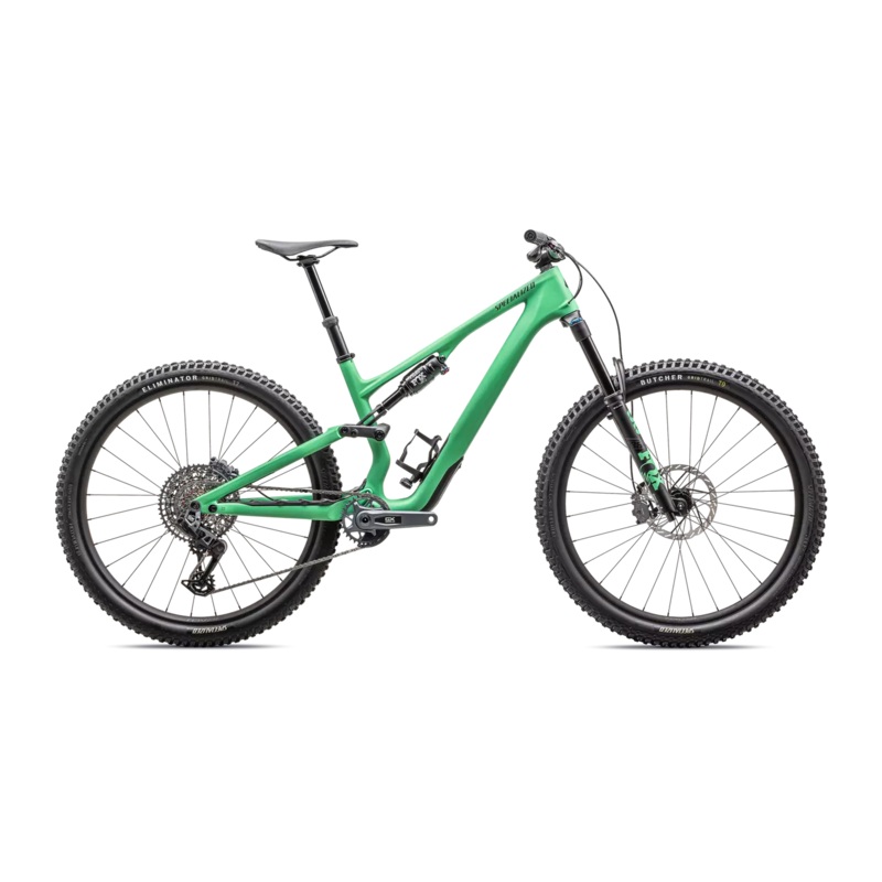 2025 Specialized Stumpjumper 15 Expert 29/27.5 Bike – S1, Satin Electric Green / Satin Forest Green