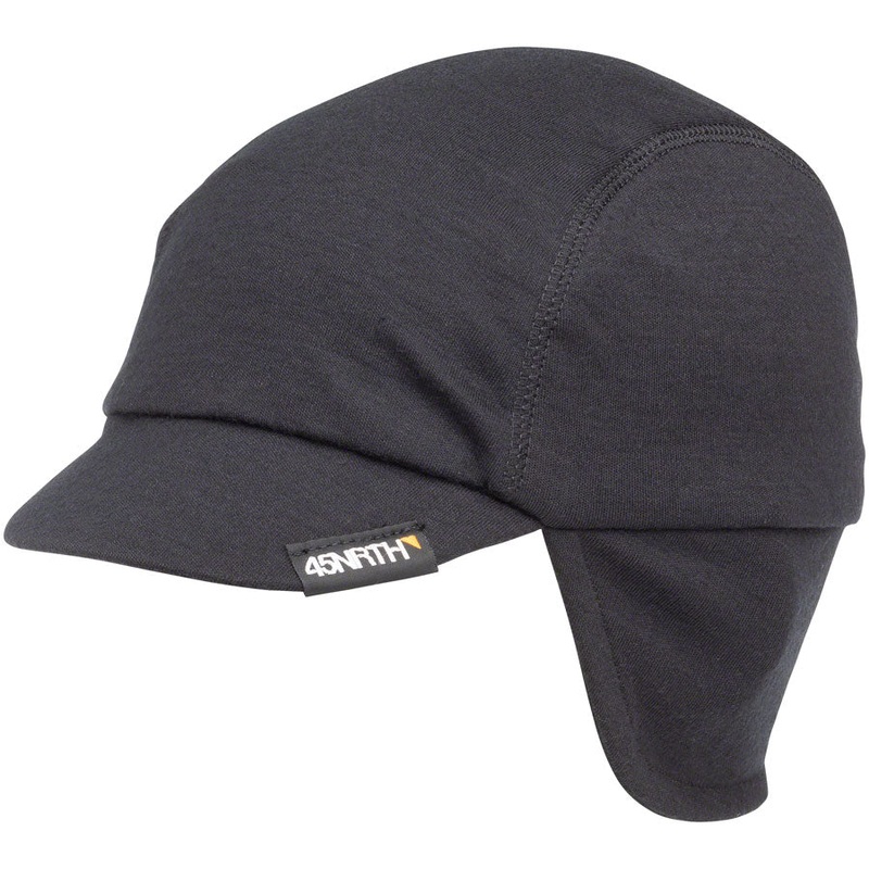 45NRTH Greazy Cycling Cap – Black Large/X-Large