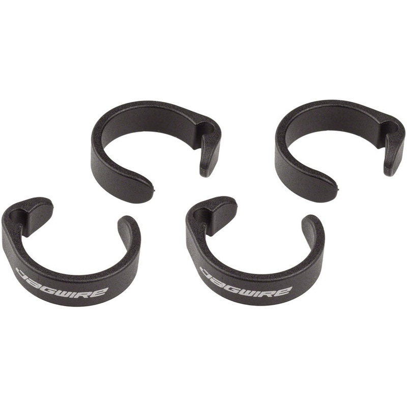 Jagwire Clip Ring for E-Bike Control Wires – 19.0-22.2mm Black Pack/4