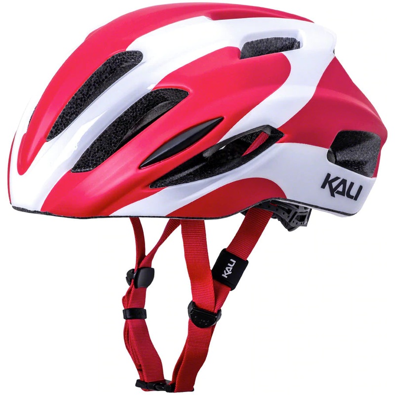 Kali Prime 2.0 Road Helmet – Race Gloss  Red-White