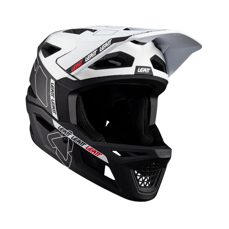 Leatt MTB Gravity 6.0 Carbon Full Face Helmet – White – 2024