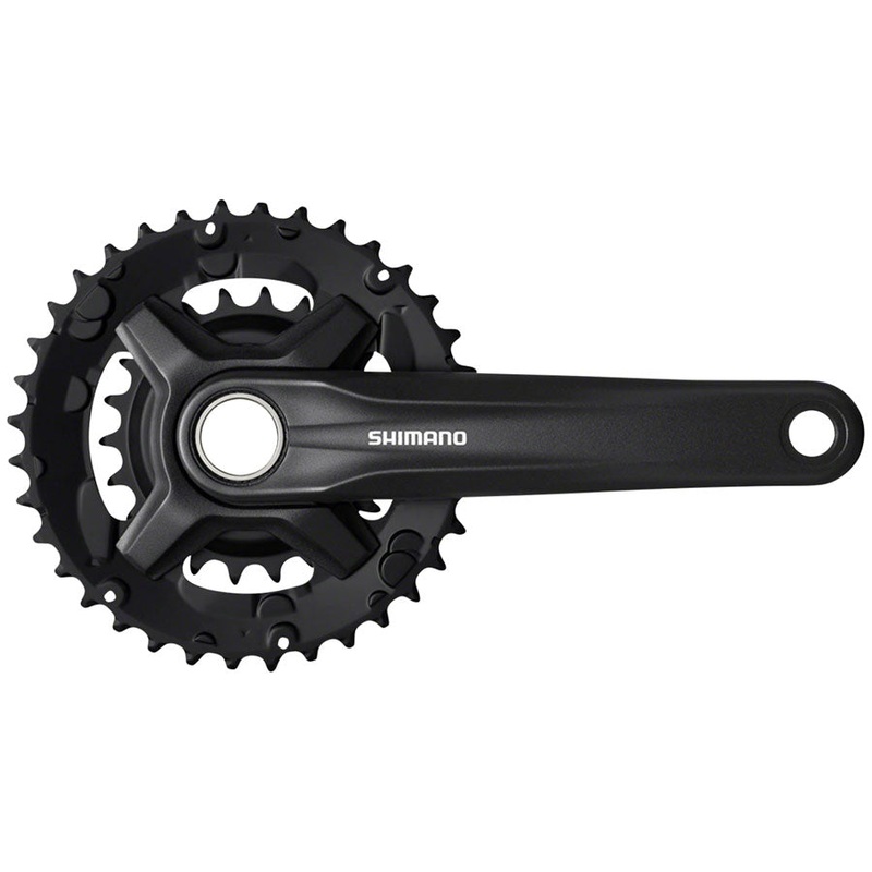 Shimano FC-MT210-2 Crankset – 170mm 9-Speed 36/22t Riveted 48.8mm Chainline BLK