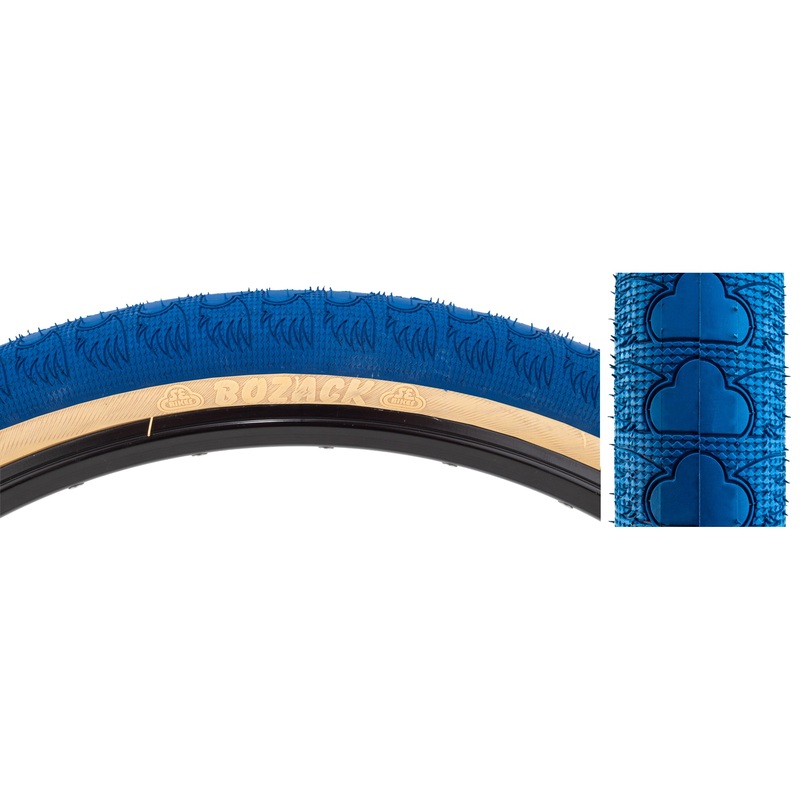 29×2.4 SE Racing Bozack BMX Tire – Blue w/ Skinwall