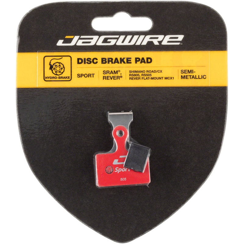 Jagwire Sport Semi-Metallic Disc Brake Pads – For Shimano Dura-Ace 9170, Ultegra R8070, 105 R7070, GRX RX810, Box/25 Pairs
