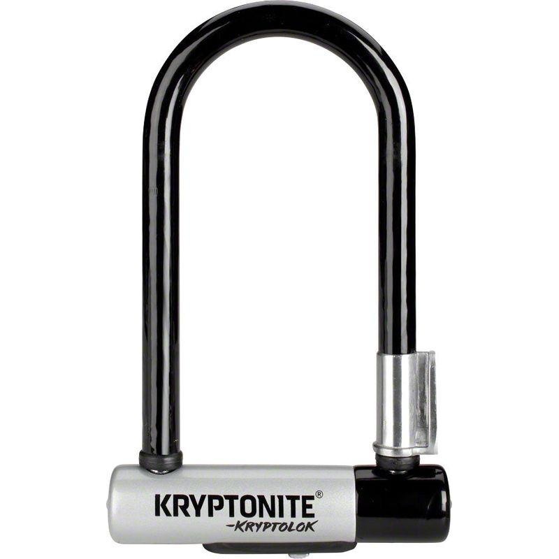 Kryptonite KryptoLok U-Lock – 3.25 x 7 Keyed Black Includes bracket