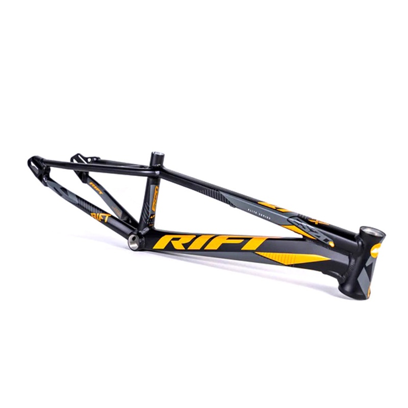 Tangent Rift ES20D BMX Race Frame-Matte Black/Rocko/Grey