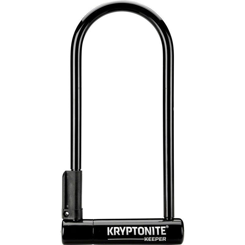 Kryptonite Keeper U-Lock – 4 x 10 Keyed Black Includes bracket