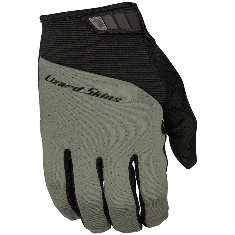 Lizard Skins Monitor Traverse Gloves – Titanium Gray, Full Finger, X-Large