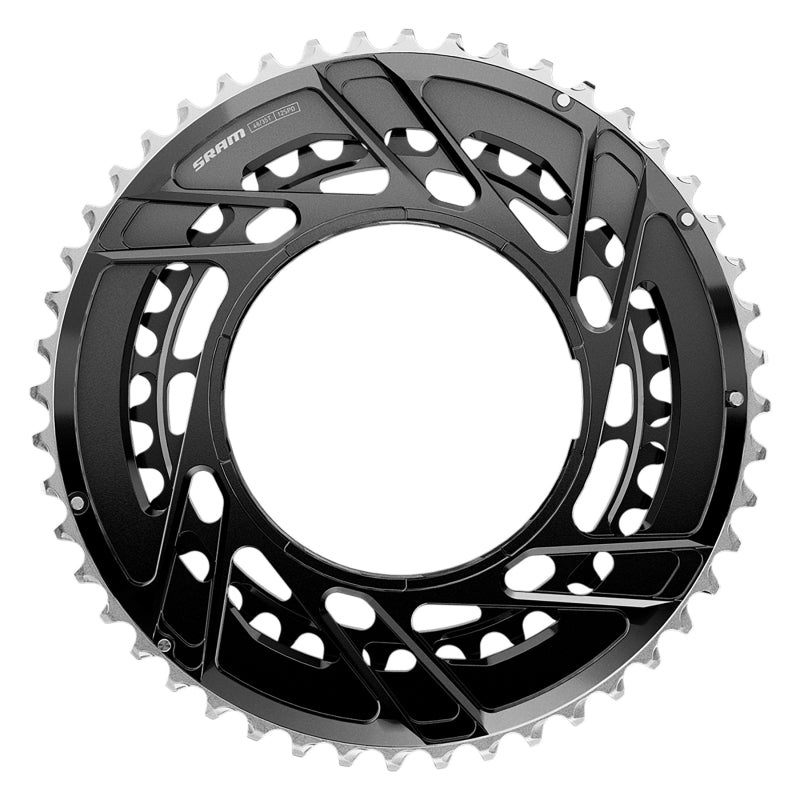 SRAM Force 2x Thread Mount Chainring – 48/35t 12-Speed Thread Mount For Force E1 AXS PM Spider BLK E1