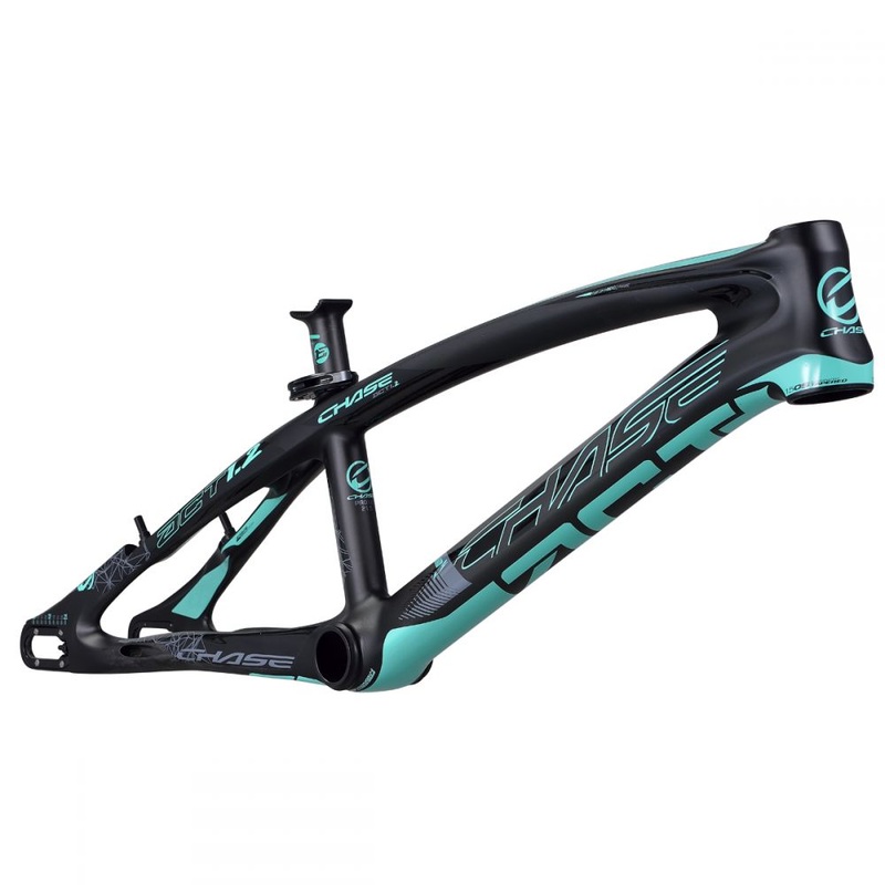 CHASE ACT 1.2 Carbon Race Frame – Black / Teal