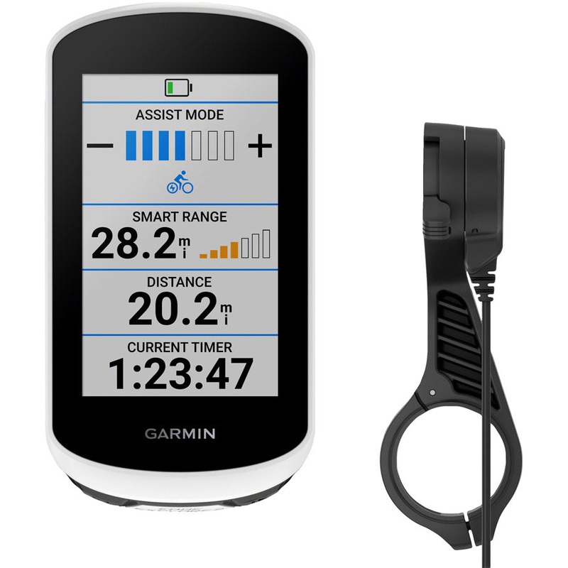 Garmin Edge Explore 2 Bike Computer Power Mount Bundle – GPS, Wireless, Black