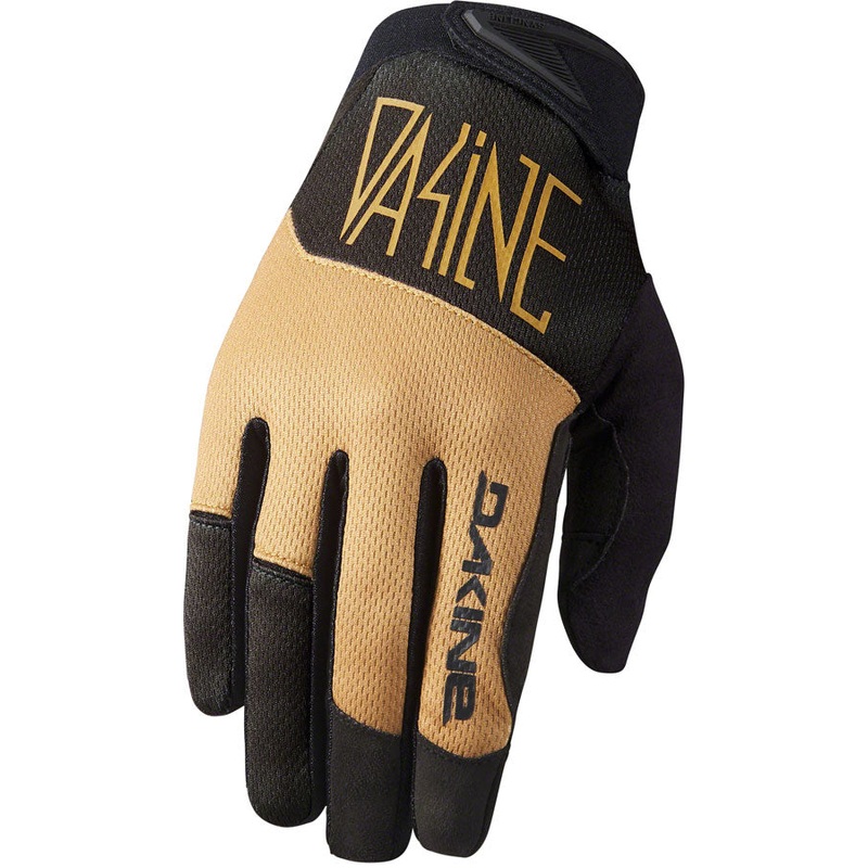Dakine Syncline Gel Gloves – Black/Tan Full Finger X-Small