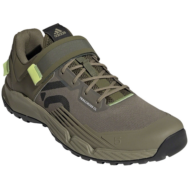 Five Ten Trailcross Mountain Clipless Shoes – Mens Orbit Green/Carbon/Pulse Lime 12.5