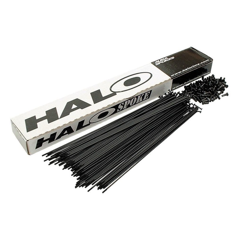 Halo Double Butted BMX Spokes Black