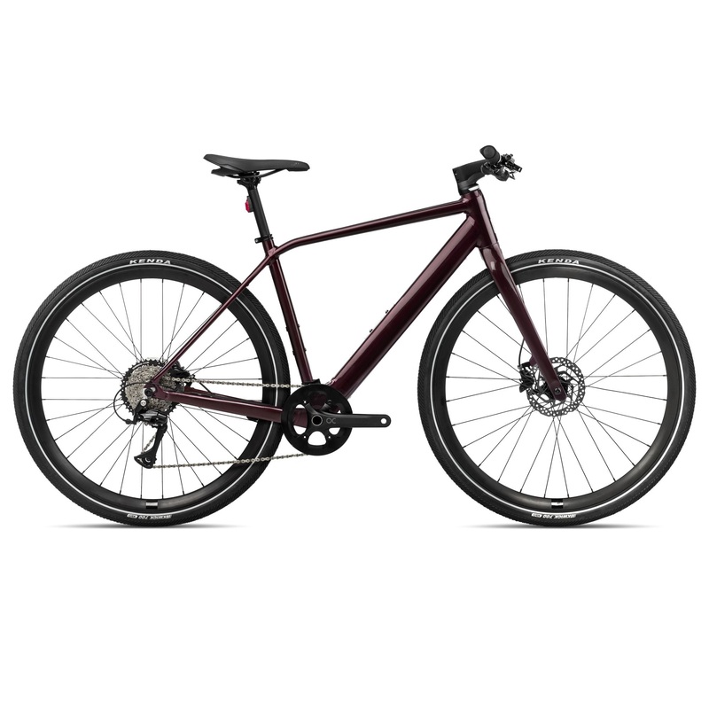 2024 Orbea VIBE H30 20mph City Urban E-Bikes – Medium, Metallic Burgundy Red (Gloss)