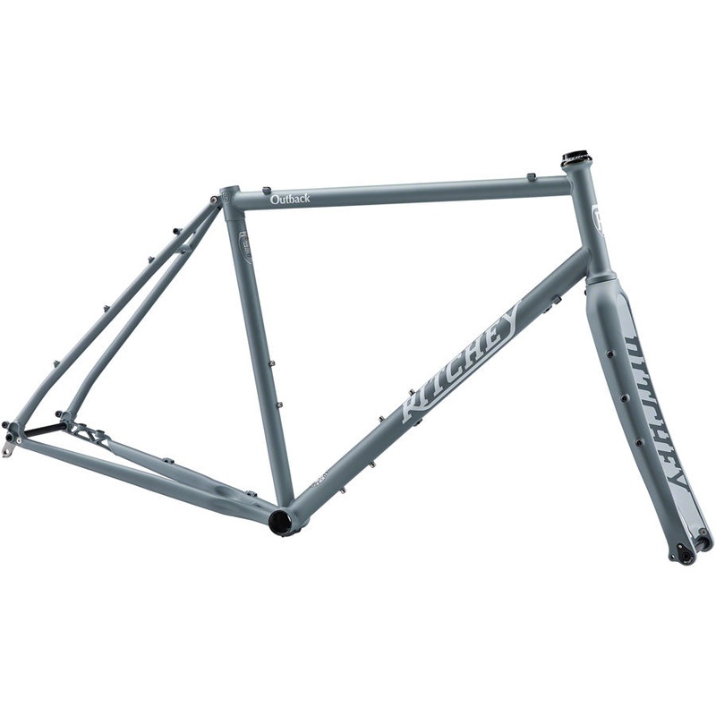 Ritchey Outback Frameset – 700c/650b Steel Granite and Snow X-Large