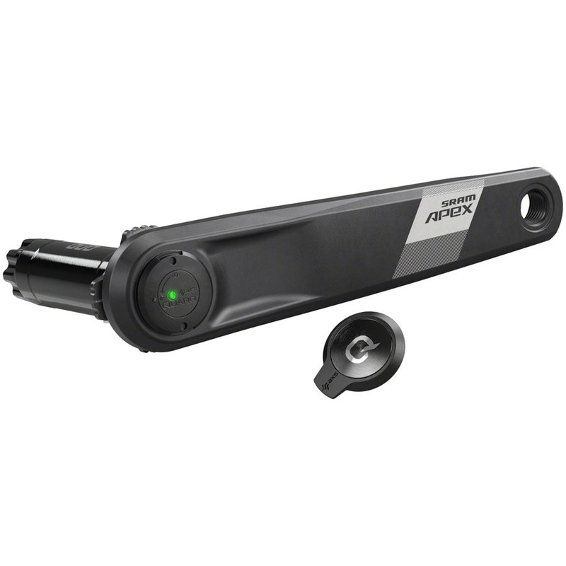 SRAM Apex AXS Wide Left Crank Arm & Power Meter Spindle Assembly – 160mm, 12-Speed, DUB Interface, Black, Accurate Power Measurement, Waterproof