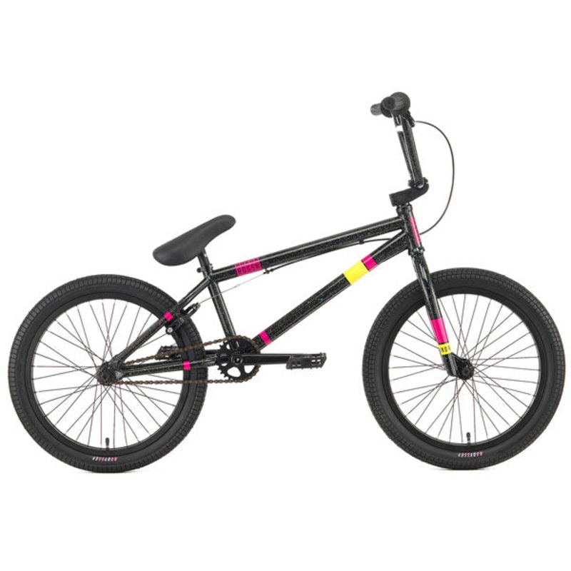 Sunday Pro Aaron Ross BMX Bike-Gloss Black/Ocean Blue/Fluorescent Yellow