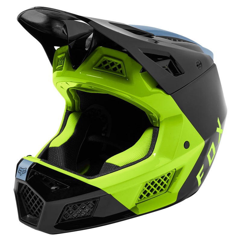 Fox Racing Rampage Pro Carbon MIPS Full Face Helmet – Fuel – Dusty Blue